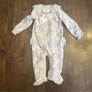 NEW Baby Girl 6 Month Outfit Pink Ruffles Princess Bow Party Pictures Girly 💕💕